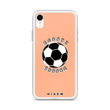 Load image into Gallery viewer, Soccer iPhone Case (Orange 2)
