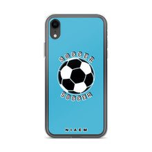 Load image into Gallery viewer, Soccer iPhone Case (Blue 7)
