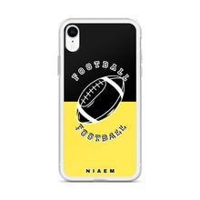 Load image into Gallery viewer, American Football iPhone Case (Black &amp; Yellow 1)