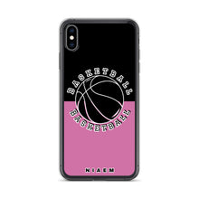 Load image into Gallery viewer, Basketball iPhone Case (Black &amp; Pink 1)