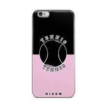 Load image into Gallery viewer, Tennis iPhone Case (Black &amp; Pink 4)