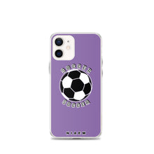 Load image into Gallery viewer, Soccer iPhone Case (Purple 1)