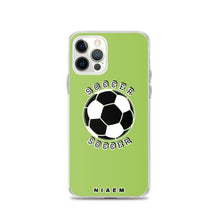 Load image into Gallery viewer, Soccer iPhone Case (Green 3)