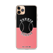 Load image into Gallery viewer, Tennis iPhone Case (Black &amp; Pink 2)