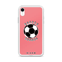 Load image into Gallery viewer, Soccer iPhone Case (Pink 2)