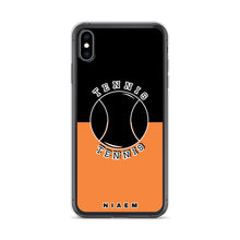 Load image into Gallery viewer, Tennis iPhone Case (Black &amp; Orange 1)