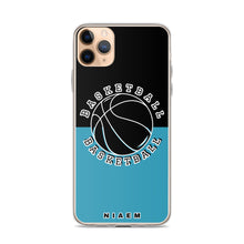 Load image into Gallery viewer, Basketball iPhone Case (Black &amp; Blue)
