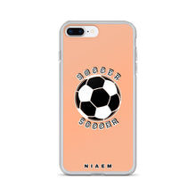 Load image into Gallery viewer, Soccer iPhone Case (Orange 2)