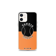 Load image into Gallery viewer, Tennis iPhone Case (Black &amp; Orange 1)