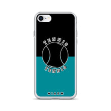 Load image into Gallery viewer, Tennis iPhone Case (Black &amp; Blue 3)