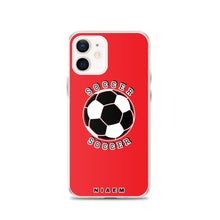 Load image into Gallery viewer, Soccer iPhone Case (Red 1)