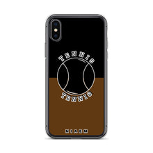 Load image into Gallery viewer, Tennis iPhone Case (Black &amp; Brown)