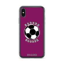 Load image into Gallery viewer, Soccer iPhone Case (Pink 6)
