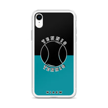 Load image into Gallery viewer, Tennis iPhone Case (Black &amp; Blue 3)