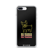 Load image into Gallery viewer, Yellow Un Toutou iPhone Case