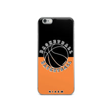 Load image into Gallery viewer, Basketball iPhone Case (Black &amp; Orange 1)