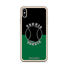 Load image into Gallery viewer, Tennis iPhone Case (Black &amp; Green 1)