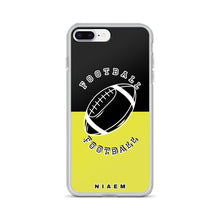 Load image into Gallery viewer, American Football iPhone Case (Black &amp; Yellow 3)