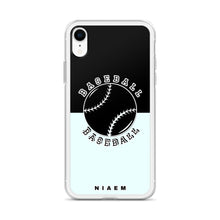Load image into Gallery viewer, Baseball iPhone Case (Black &amp; Blue 5)