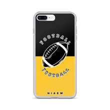 Load image into Gallery viewer, American Football iPhone Case (Black &amp; Yellow)