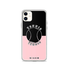 Load image into Gallery viewer, Tennis iPhone Case (Black &amp; Pink 3)