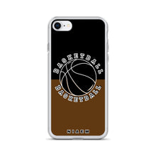 Load image into Gallery viewer, Basketball iPhone Case (Black &amp; Brown)