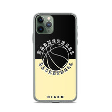 Load image into Gallery viewer, Basketball iPhone Case (Black &amp; Yellow 2)