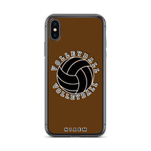 Load image into Gallery viewer, Volleyball iPhone Case (Brown)