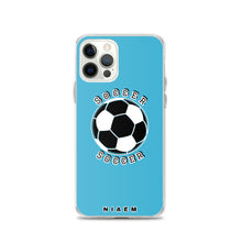 Load image into Gallery viewer, Soccer iPhone Case (Blue 7)