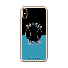 Load image into Gallery viewer, Tennis iPhone Case (Black &amp; Blue)