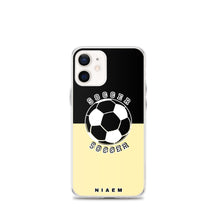 Load image into Gallery viewer, Soccer iPhone Case (Black &amp; Yellow 2)