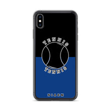 Load image into Gallery viewer, Tennis iPhone Case (Black &amp; Blue 2)
