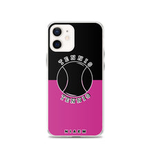 Load image into Gallery viewer, Tennis iPhone Case (Black &amp; Pink)
