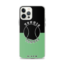 Load image into Gallery viewer, Tennis iPhone Case (Black &amp; Green 4)