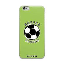 Load image into Gallery viewer, Soccer iPhone Case (Green 3)