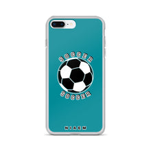 Load image into Gallery viewer, Soccer iPhone Case (Blue 3)