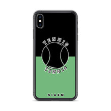 Load image into Gallery viewer, Tennis iPhone Case (Black &amp; Green 4)