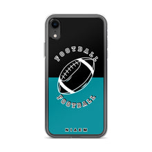 Load image into Gallery viewer, American Football iPhone Case (Black &amp; Blue 3)