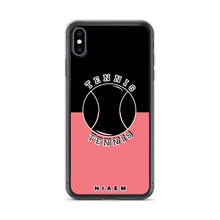 Load image into Gallery viewer, Tennis iPhone Case (Black &amp; Pink 2)
