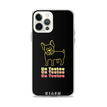 Load image into Gallery viewer, Yellow Un Toutou iPhone Case