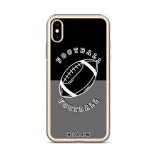 Load image into Gallery viewer, American Football iPhone Case (Black &amp; Grey)