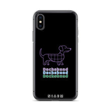 Load image into Gallery viewer, Purple Dachshund iPhone Case