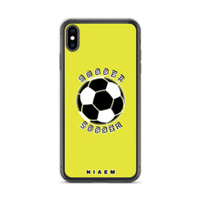 Load image into Gallery viewer, Soccer iPhone Case (Yellow 3)