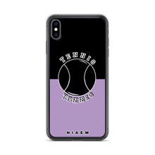 Load image into Gallery viewer, Tennis iPhone Case (Black &amp; Purple 2)