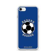 Load image into Gallery viewer, Soccer iPhone Case (Blue 2)