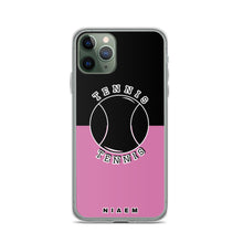 Load image into Gallery viewer, Tennis iPhone Case (Black &amp; Pink 1)