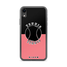 Load image into Gallery viewer, Tennis iPhone Case (Black &amp; Pink 2)