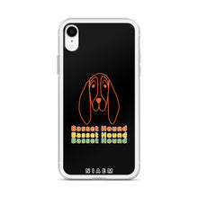 Load image into Gallery viewer, Orange Basset Hound iPhone Case
