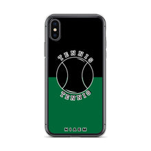 Load image into Gallery viewer, Tennis iPhone Case (Black &amp; Green 1)