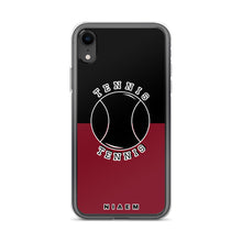 Load image into Gallery viewer, Tennis iPhone Case (Black &amp; Red 2)